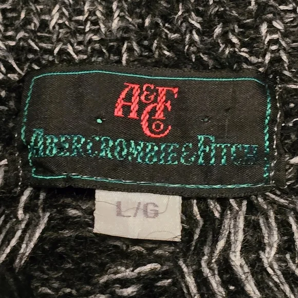 Vintage Abercrombie & Fitch Mohair-Blend Sweater – Size L - Picture 8 of 12